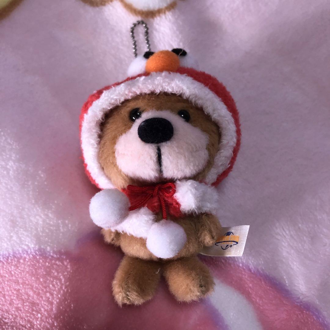 

[USED] Universal Studios Japan Plush Keychain Bear Teddy Bear Elmo USJ