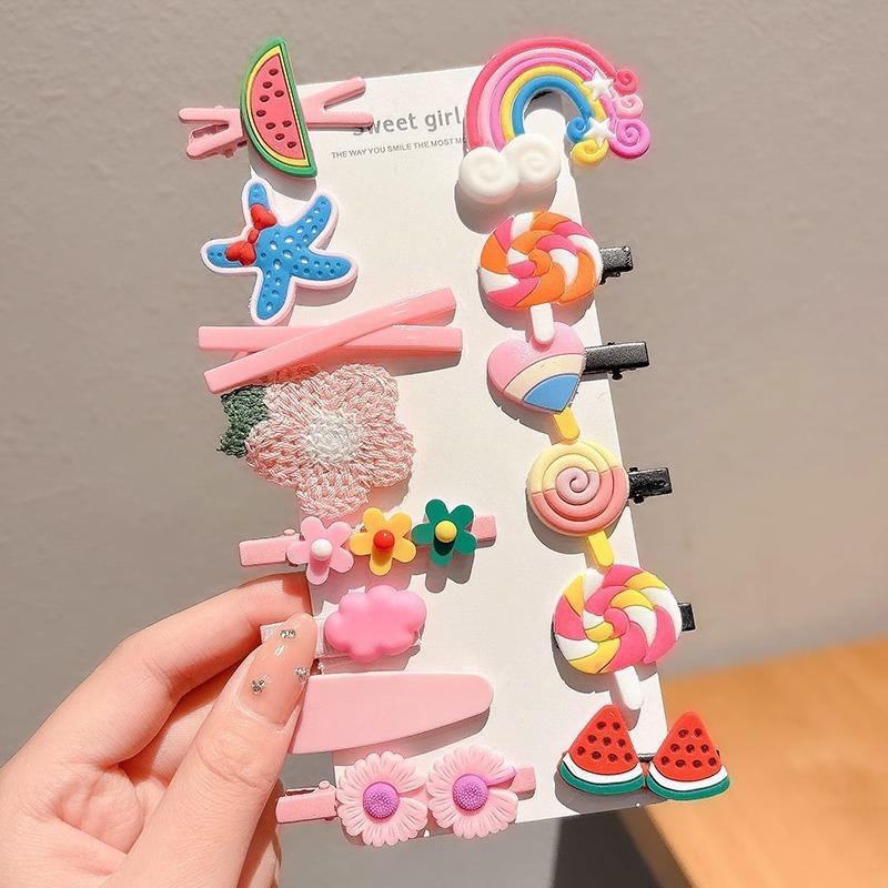 Baby Haarspangen - Kleine Größe, Nicht schädlich für zartes Haar, Fötales Haarspangen, Entzückende Schleifen-Haarspangen für Babymädchen