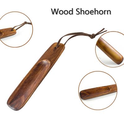 Zapatero de madera portátil, accesorios para zapatos artesanales, calzador de madera maciza, 1 ud.
