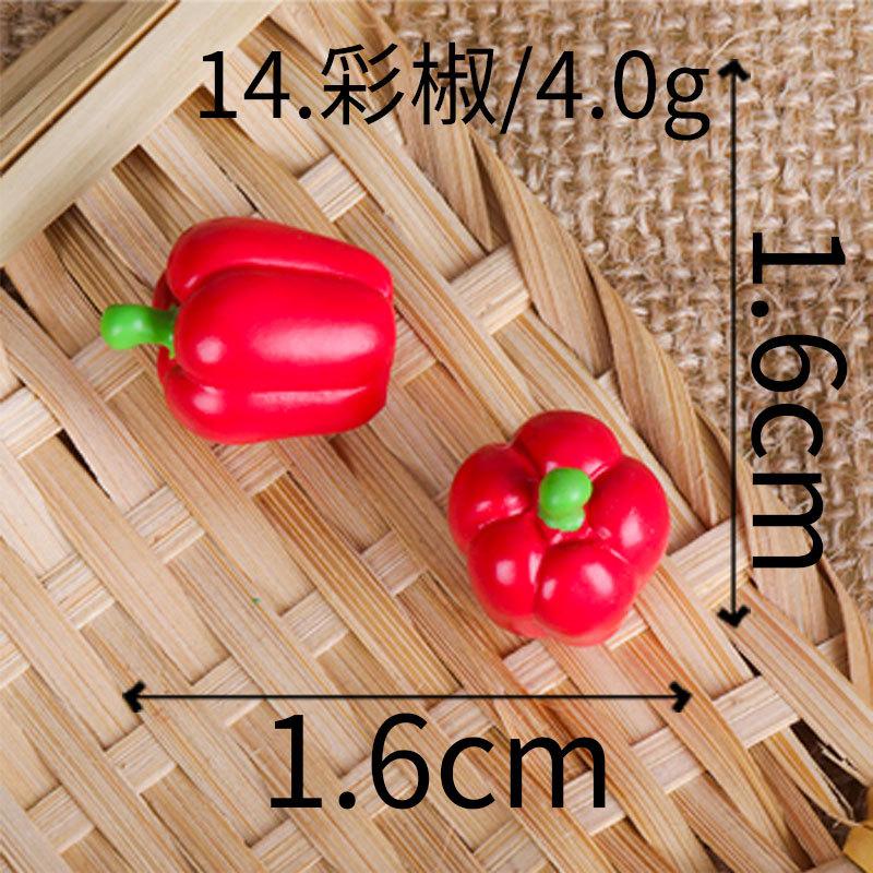 Creative Imitation of Real Food Play Vegetable Doll House Landscape Decoration Accessories Miniatures