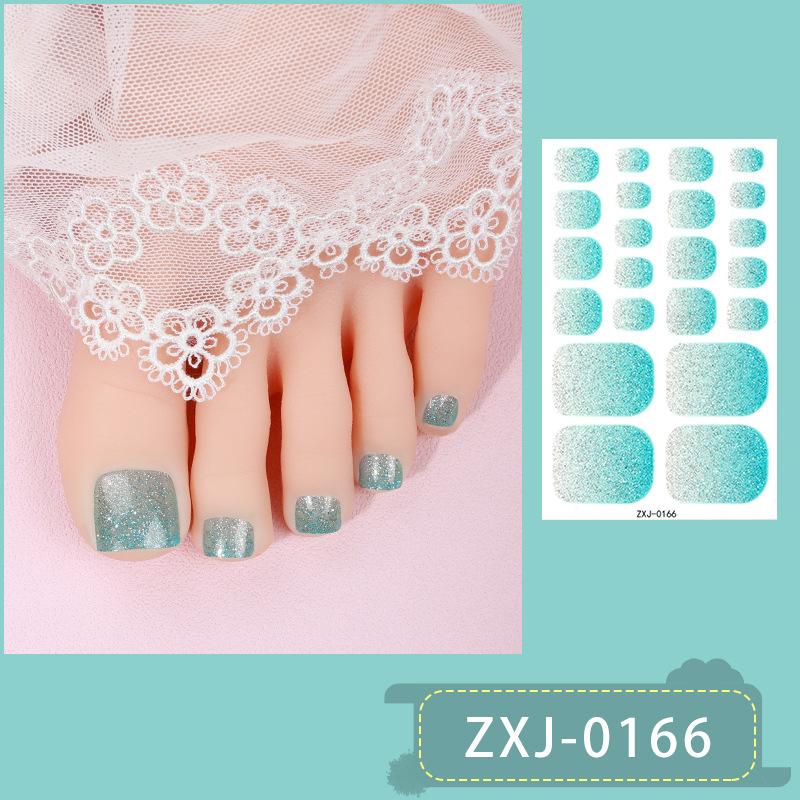 Glittery Nail Stickers, Gradient Cat-eye Toenail Stickers, Waterproof Nail Stickers That Brighten Skin Tone