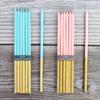 Birthday Decoration Slender Pencil Candles, Small Fresh Blue Pink Creative Romantic Wedding Arrangement Props