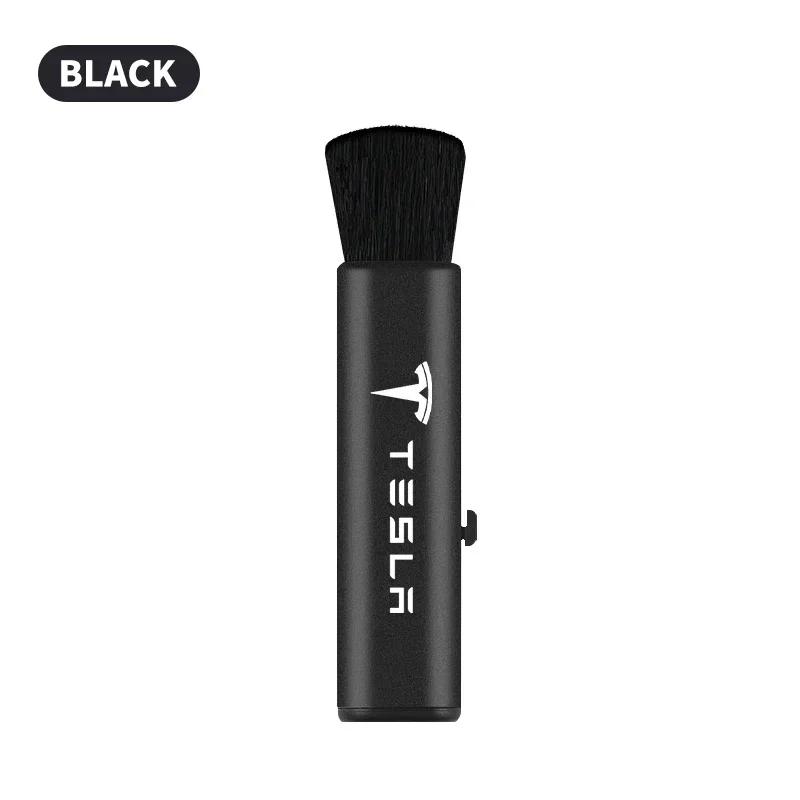 

Car Sticker Tesla 1 Pcs Car Retractable Cleaning Brush Air Conditioner Computer Cleaning Brush For Tesla 3 X S Y чёрный