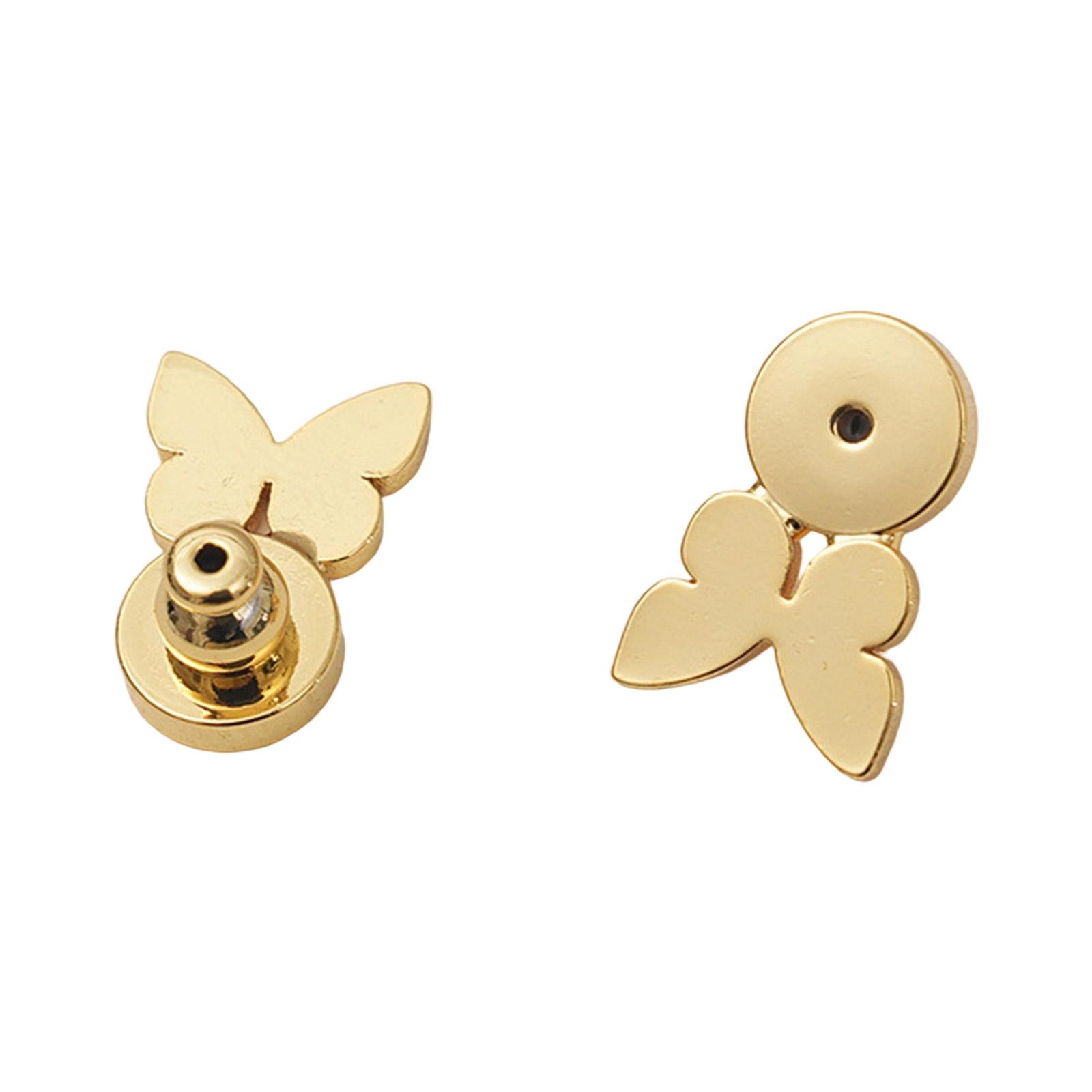 

Надійні важкі підкладки для сережок для відвислих мочок вух, регульовані силіконові застібки для сережок, зручні гіпоалергенні ювелірні аксесуари 3 золотий