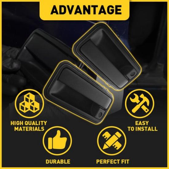 Door Handle Set For 88-98 Chevy C1500 1988-99 K1500 99-2000 Escalade Front Outer