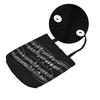 Washable Cotton Cloth Handbag Music   Shoulder Grocery Shopping Bag with Magnetic Button Musical Notation Pattern