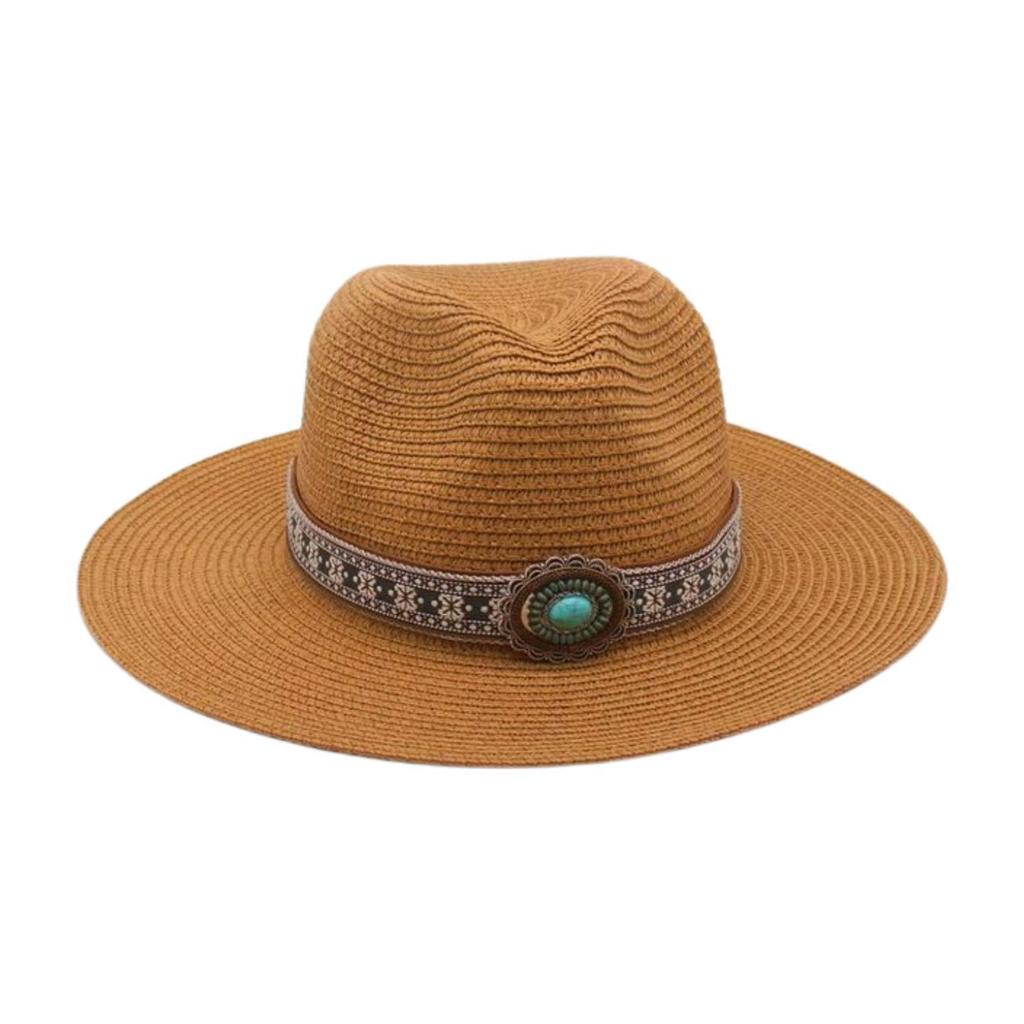 Simple French Haute Sense Men And Women Travel Beach Sunscreen Sun Hat Famous Style Straw Hat