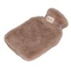 Hot Water Bag Multifunctional 1000ml Capacity Wide Mouth Soft Plush Hot Water Bottle with Waistband for Homes Office
