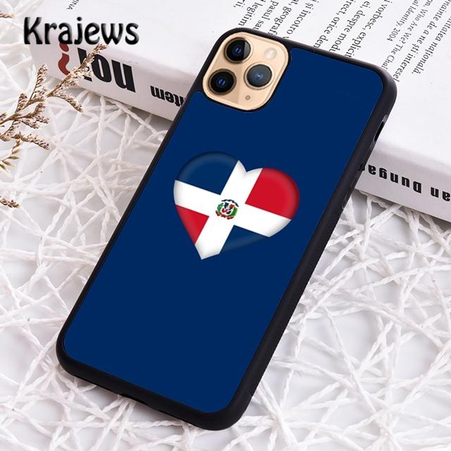 Krajews Dominican Republic Coat Of Arms Phone Case For IPhone 18 17 Air 16 15 14 plus 11 12 13 pro max coque Shell Fundas