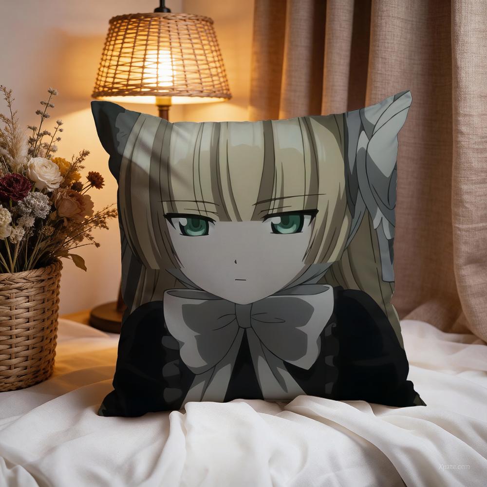 g-GOSICKs Hot Anime Cushion Cover Premium Comfort Reversible Pillow Cove -Two In One Design for Any Room & Car Interior