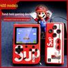 SUP Super Cool Handheld Game Console with 400 Games and Large Screen, Includes Super Mario & Tank 8090, Connects To TV for Dual Play