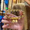 Glass Beaded Bracelet Gold Plated Wealth Charms Perfect For Daily Wear Spiritual Use And Special Gifting