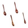 Handcrafted Nanmu Wooden Spoon Lacquer Coated Utensils For Coffee Stirring Soup Serving And Dessert Durable Kitchenwares Natural Finish