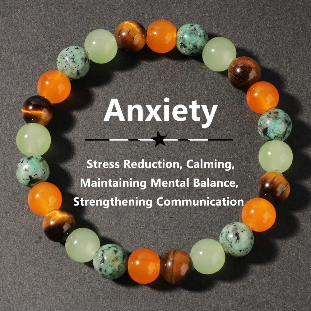 Multicolor Natural Stone Beaded Bracelet With Malachite Tiger Eye Amazonite Vibrant Fashion Jewelry Daily Wear Simple Versatile Accessory