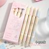 4PCS/Set Quick Drying Gel Pen 0.5mm Ballpoint Pen Cartoon Black Pen  Writing Tool