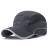 Summer New Outdoor Solid Quick Drying Mesh Men Baseball Caps Women Ponytail Baseball Cap Fashion Hats Simple Visor Casual Cap