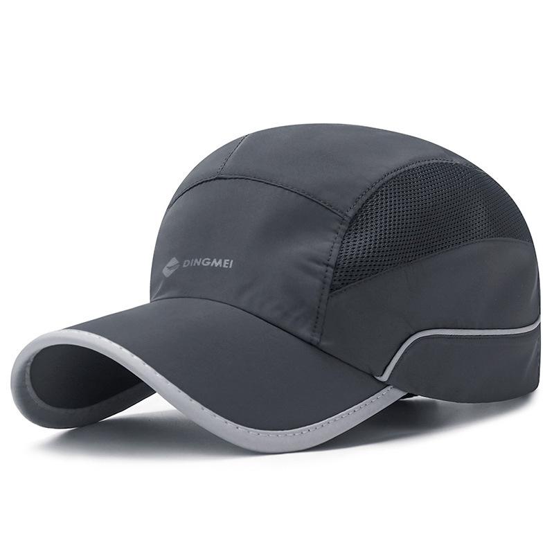 Summer New Outdoor Solid Quick Drying Mesh Men Baseball Caps Women Ponytail Baseball Cap Fashion Hats Simple Visor Casual Cap