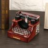 Mini Vintage Style Creative Retro Typewriter Clockwork Music Box Gift Table Decoration