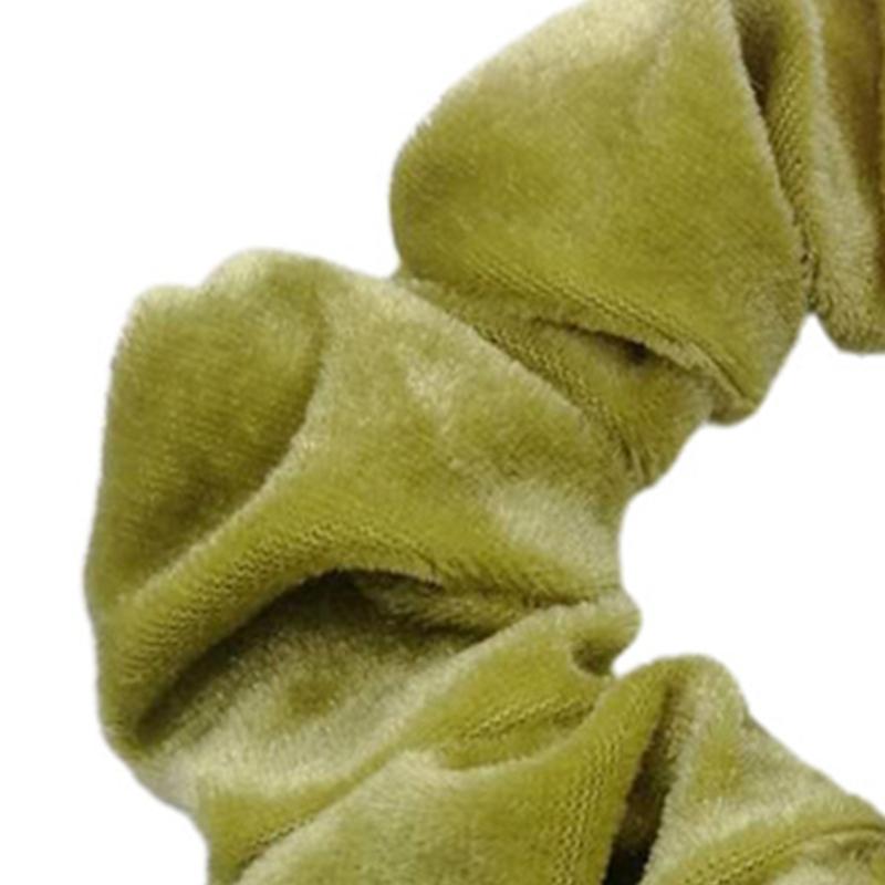 Fashionable Hair Bobbles Soft Scrunchies with Zippered Money Holder for Women Gym Sports Travel Use Ponytail Holder