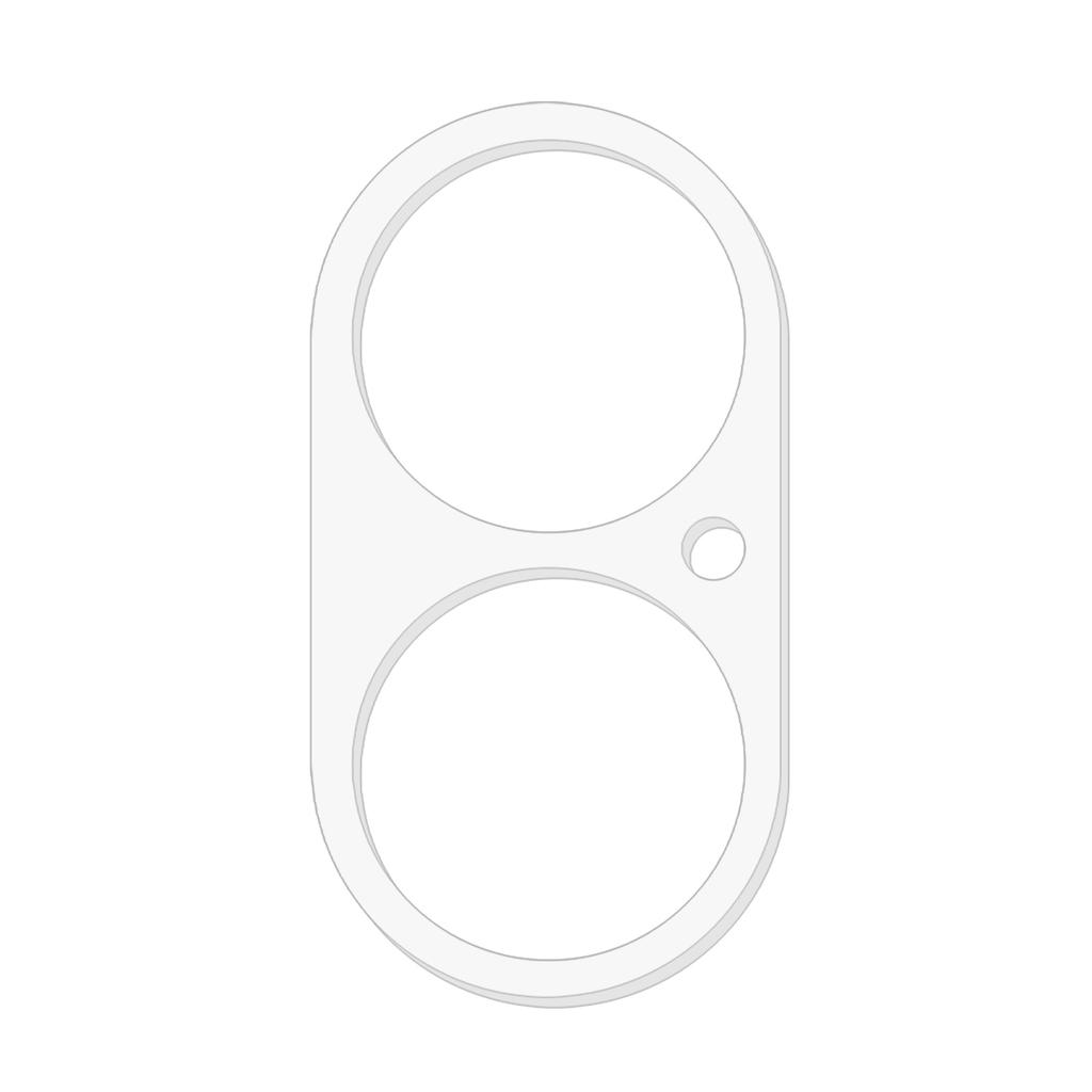 For iPhone 16/16 Plus Tempered Glass Camera Lens Protector 3D Arc Edge HD Clear