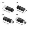 Type C USB To for 2 Adapter Converter Wide Compatibility for Connecting Computer Hosts Featuring Quick Installation