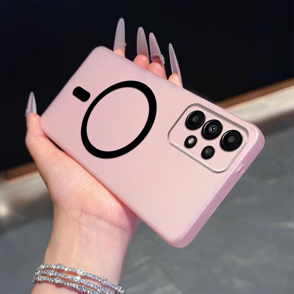 Frosted Semi Clear Magnetic Phone Case for Samsung Galaxy A53 5G,A32 4G,A32,A13 Soft TPU Shockproof Cover