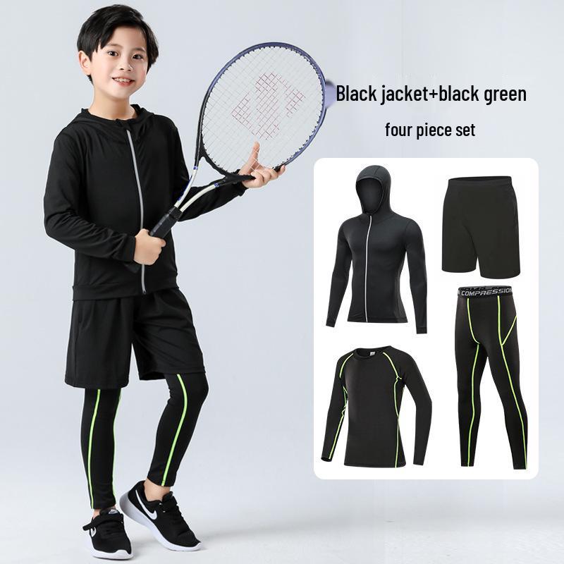 Kinder Schnelltrocknende Sport-Basisschicht: Body für Basketball, Fußball und Fitness - Ideal für Herbst/Winter.