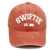 European and American SWIFTIE Embroidered Baseball Cap Summer Washed Retro Taylor Fan  Female  Comfortable Breathable Adjustable