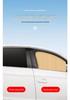 Magnetic Car Sunshade Curtain with Telescopic Track for Privacy