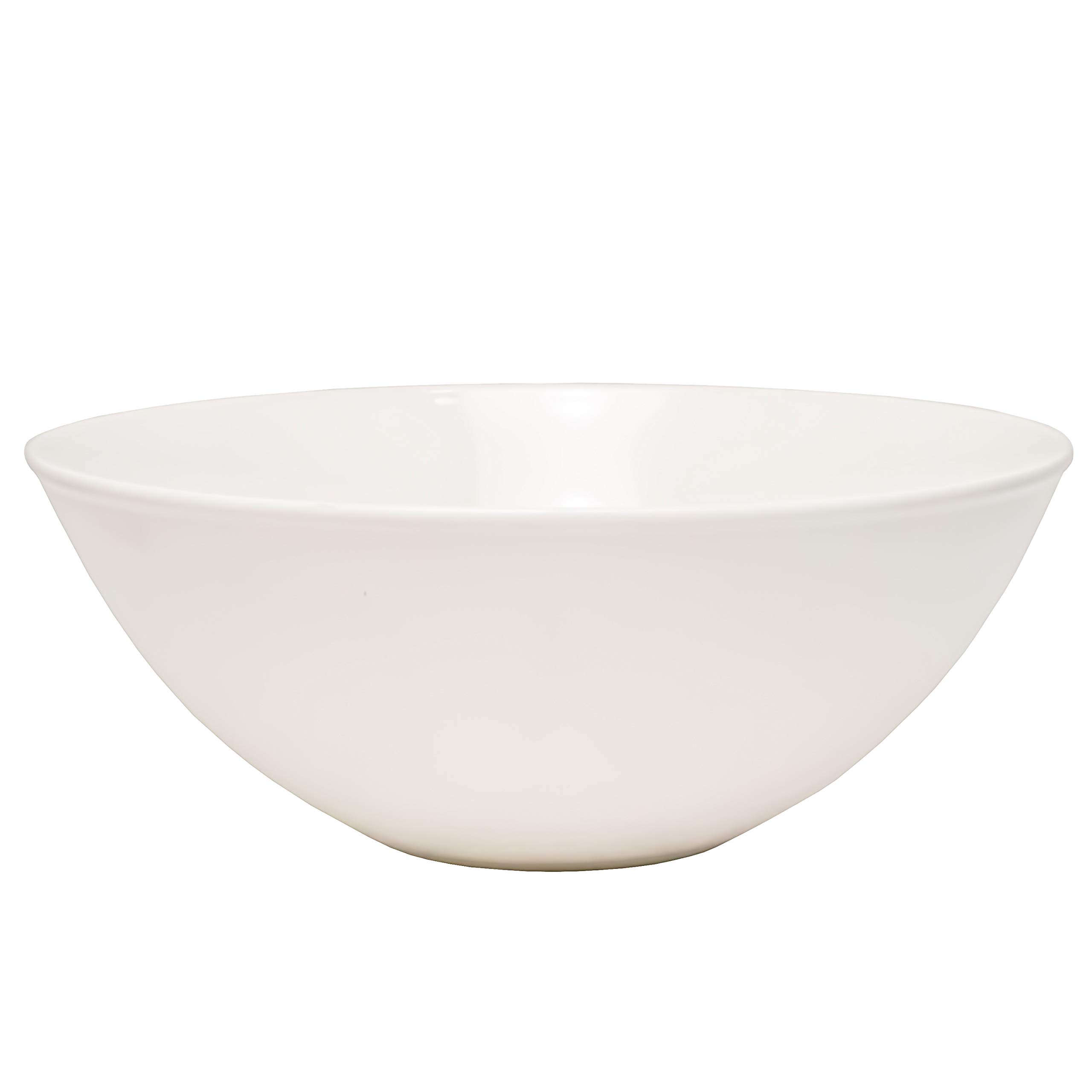 

TAMAKI Fortemore Bowl, White, 19.6cm Diameter x 7.7cm Height, 1120ml Capacity, Microwave, Dishwasher, and Oven Safe, Lightweight Reinforced