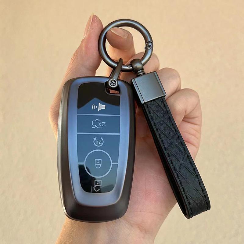 3/4/5 Buttons Tpu Shell Fob Holder For Ford Fusion Edge Mustang Explorer F150 F250 F350 F450 Car Key Case Protector Cover
