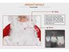 Gold Velvet Adult Santa Claus Christmas Costume - Thickened Holiday Dress