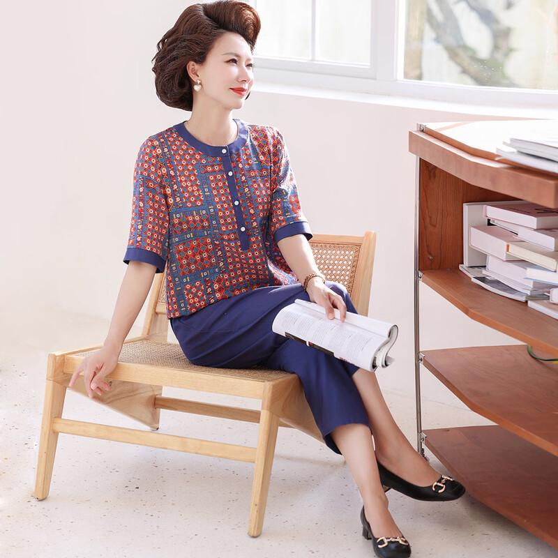 Jianhu Women s Half-Sleeve Casual Summer Set XL