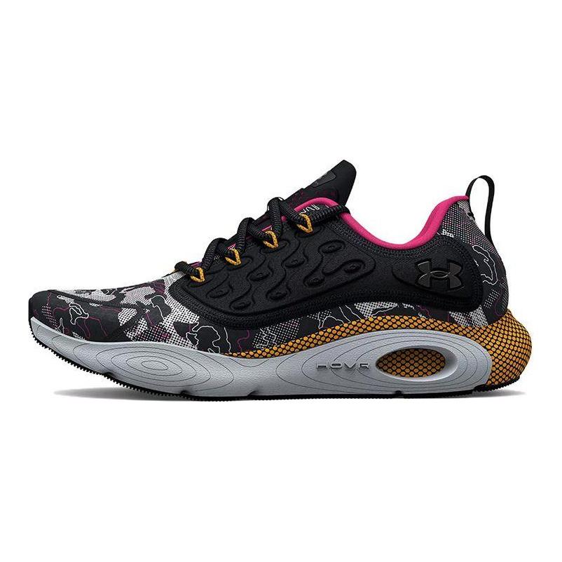 Under Armour HOVR Revenant Camo Fabric Synthetic Leather Sports Comfort Low Top Lifestyle Shoes Men sneakers Black 3024925-001