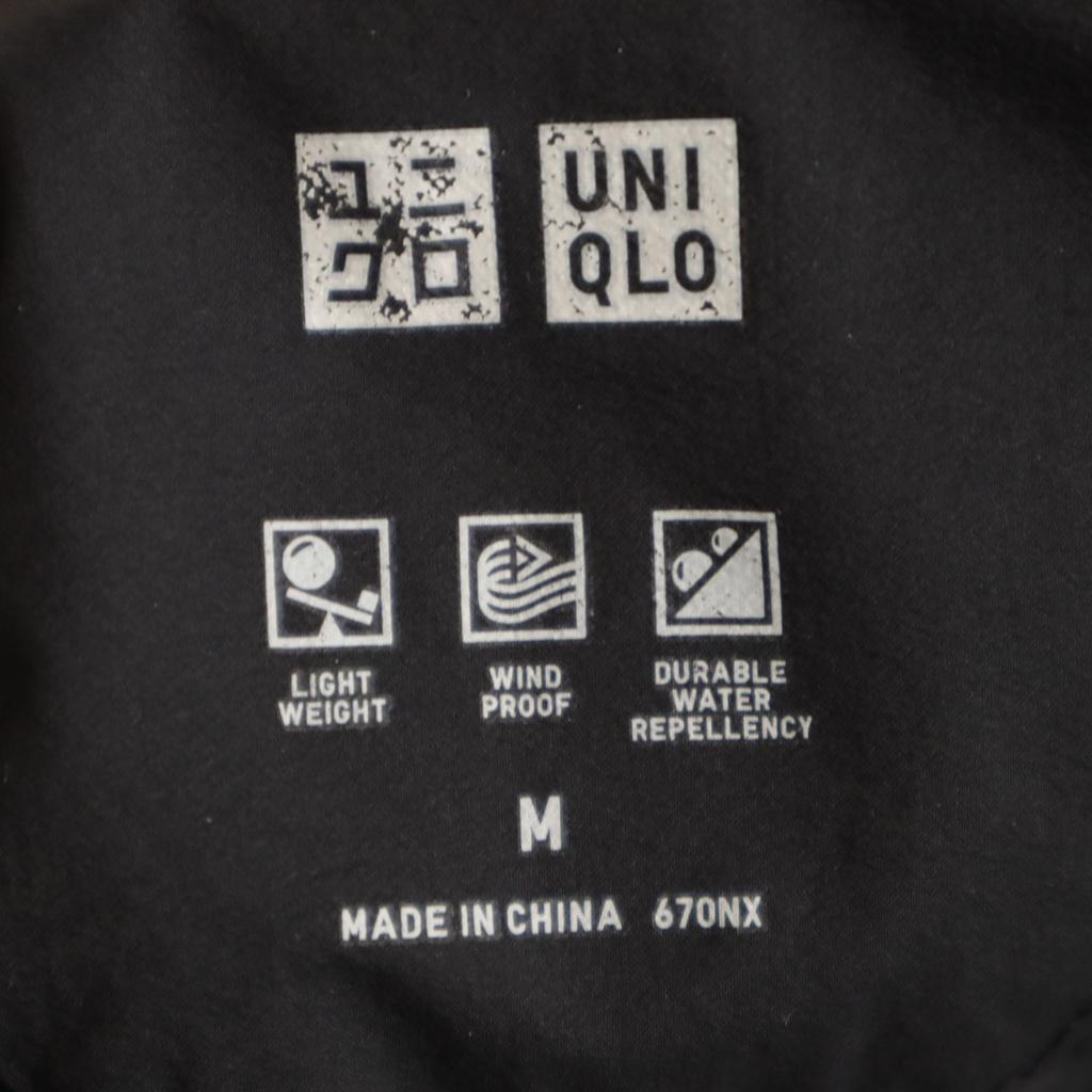 UNIQLO seamless down coat M black Men's Used