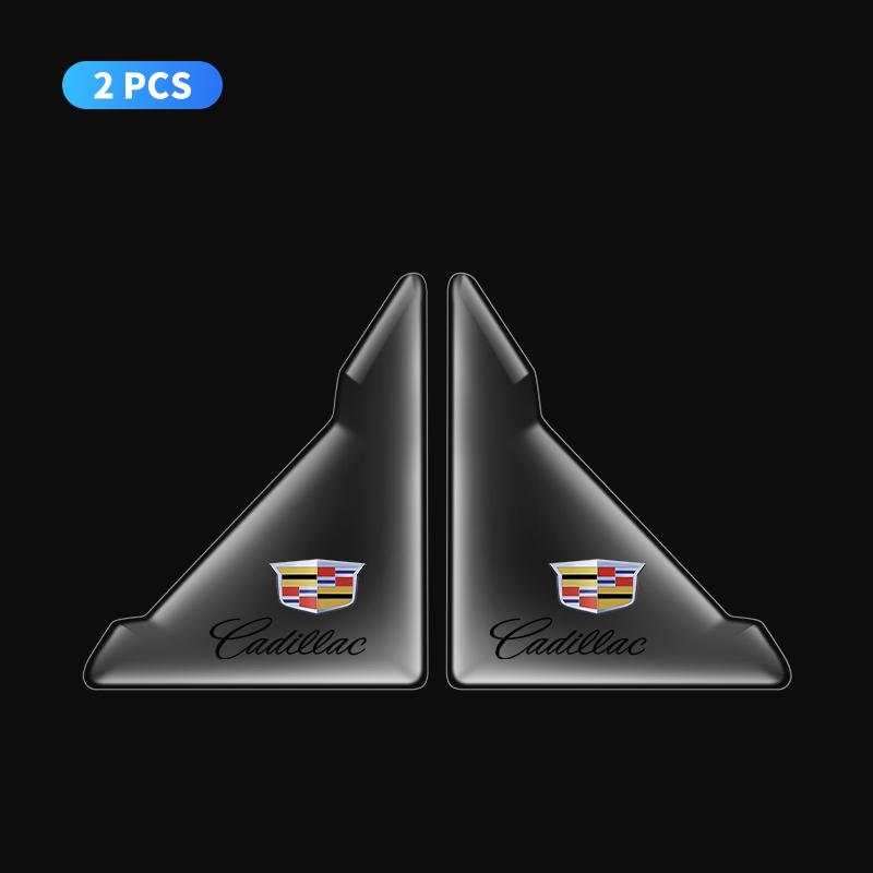 

2pcs Transparent Silicone Anti-Scratch Stickers Car Door Corner Protection Cover For Cadillac Logo CT4 CT5 XT5 XT6 XTS ATS-L