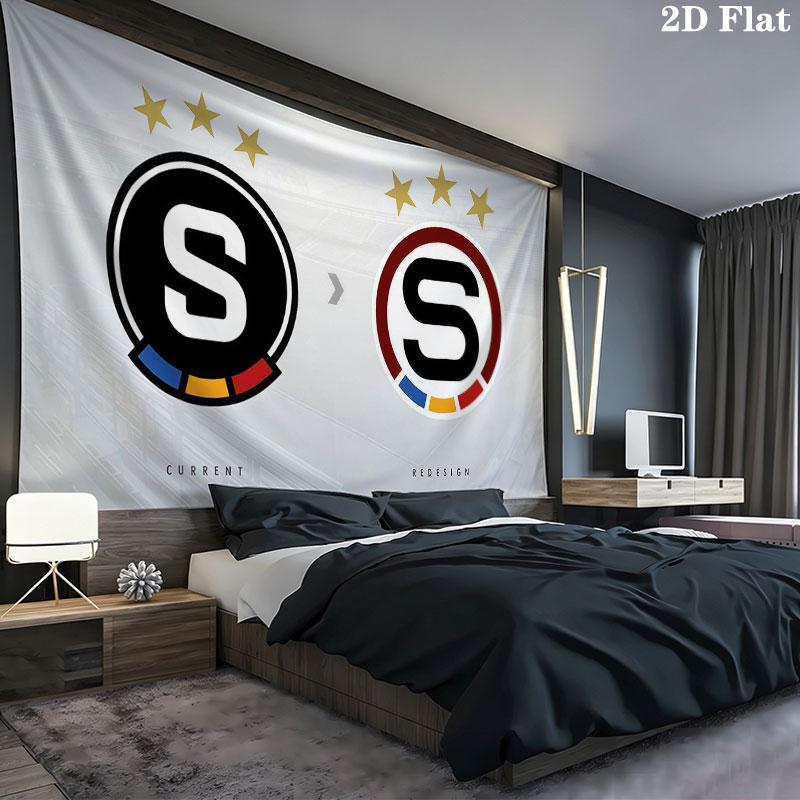 Iron Sparta Wall tapestry, aesthetic printed fabric blanket, suitable for bedroom, living room, and home decor.
