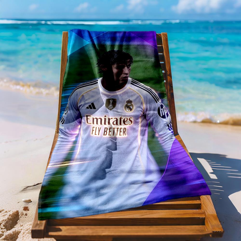Cristiano Ronaldo Beach Towel Quickdry Soft Microfiber Comfortable Lightweight Perfect For Traveling Yoga Camping And Swimming