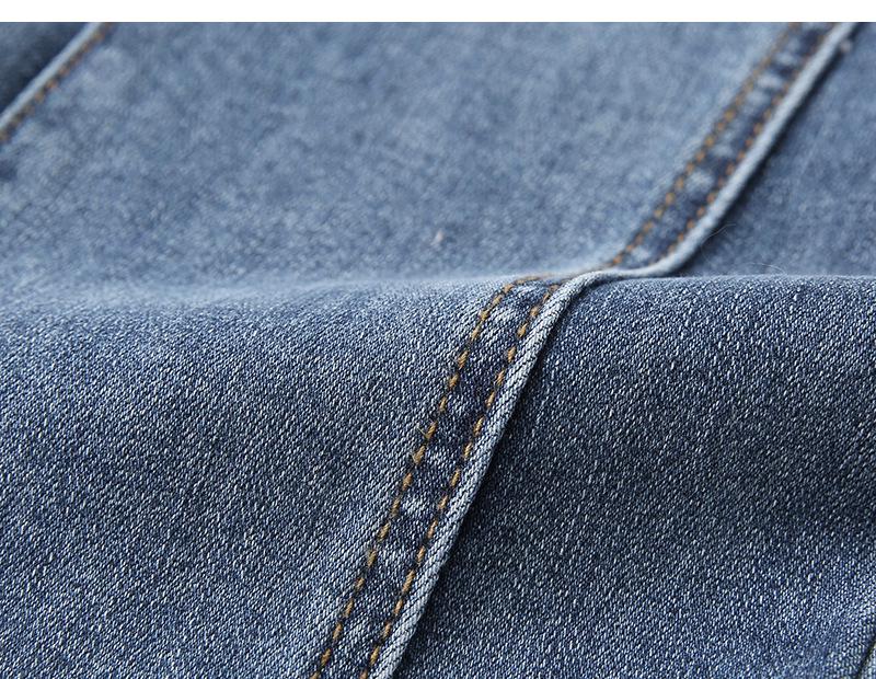 Women's Retro High-Waist Stretch Flared Jeans with Side Slits