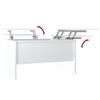 Vidaxl Coffee Table, High Gloss White, 80X50X42.5 Cm