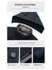 Men's Windproof Winter Down Jacket with Detachable Liner - Middle-Aged Business Style