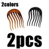 1/2/4pcs Fluffy Hair Comb Simple Ponytail Hair Clips Ponytail Heightener Girls Hair Styling Tools Elegant Hair Clip Accessory