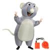 Full Body Jumpsuit Cute Mouse Inflatable Suit Funny Cosplay Mouse Costume  Role-playing Props