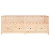 Daybed without Mattress 75 x 190 cm Solid Pine Wood