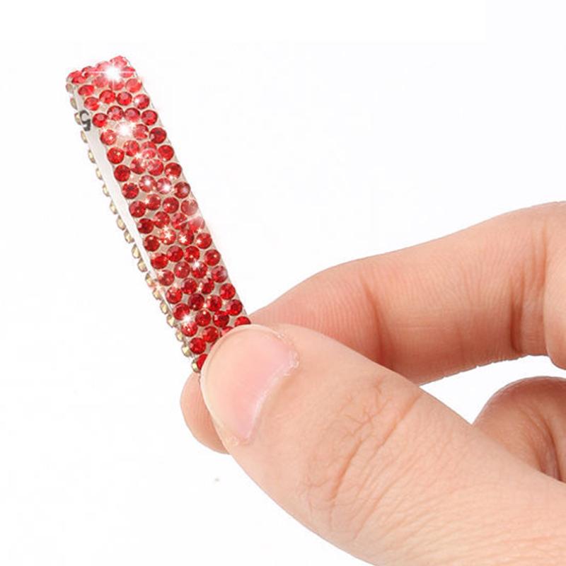 Rhinestone Car Wheel Reflective Stickers Car Styling tool Sticker Decals Motorcyle Stripe Tape Auto Exterior Accessories 5/10Pcs