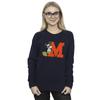 Disney Womens/Ladies Mickey Mouse Leopard Trousers Sweatshirt