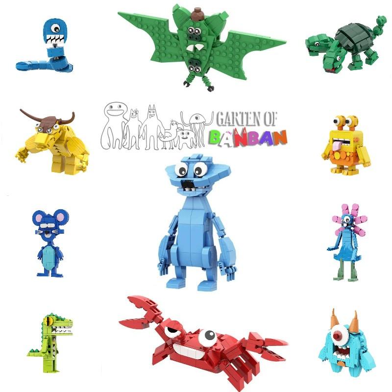 Baban Kindergarten Building Blocks Season 3 Green Monster Doll Garden Handicraft Baban Playground Building Blocks Toy
