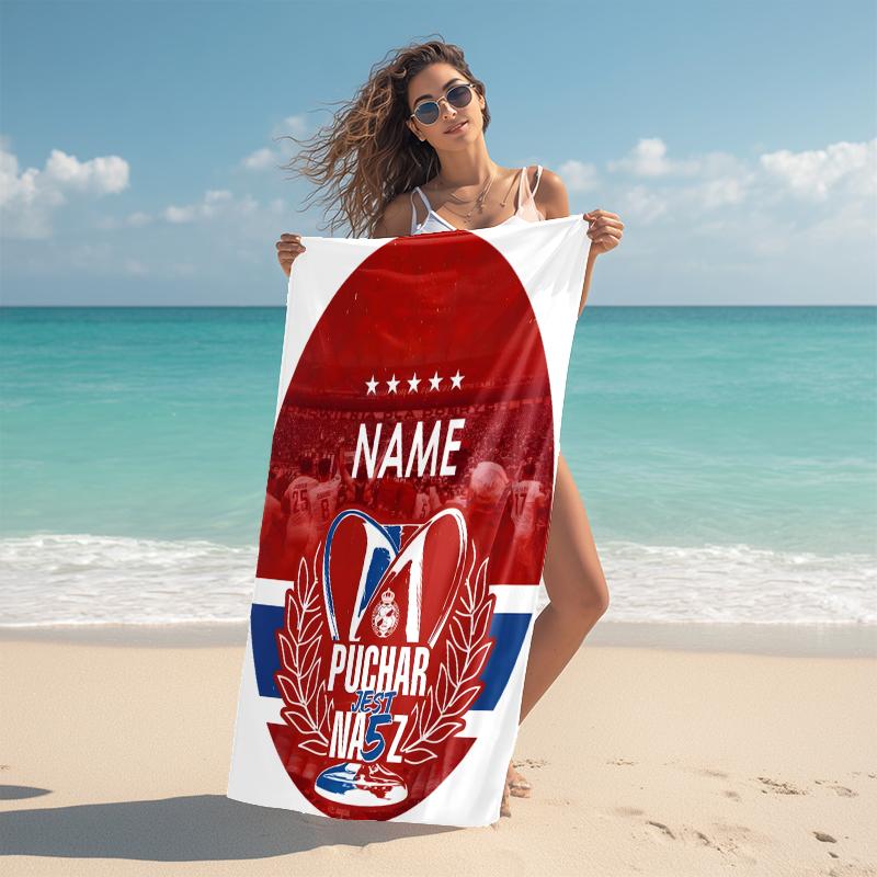 Personalized River Plate Fan Gear Beach Towel Microfiber Beach Towel Thin Absorbent for Beach Swimming Yoga Bath Sports. 0910175