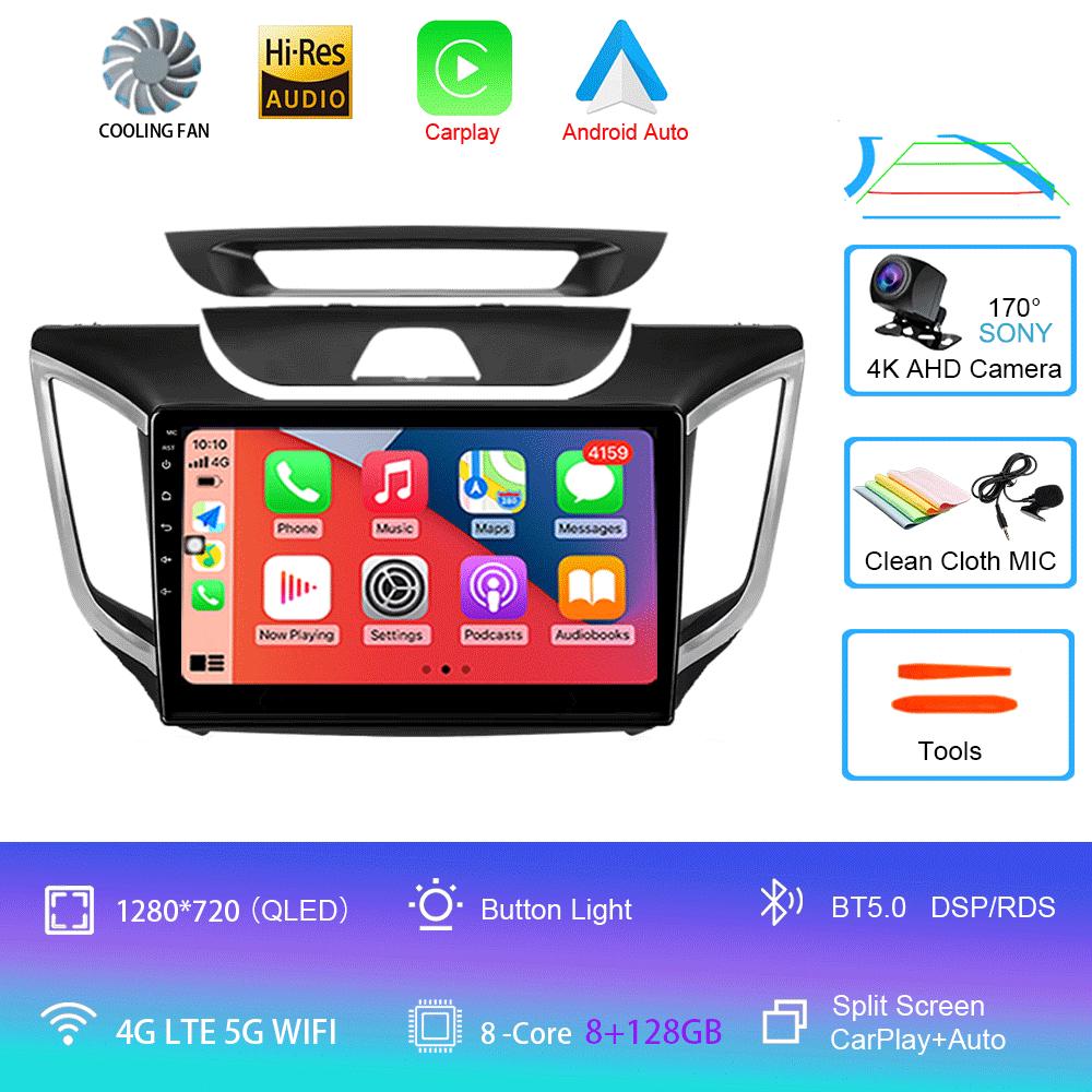 Android 14 Car Radio For Hyundai Creta IX25 2015 - 2019 Multimedia Video Player Navigation Stereo GPS