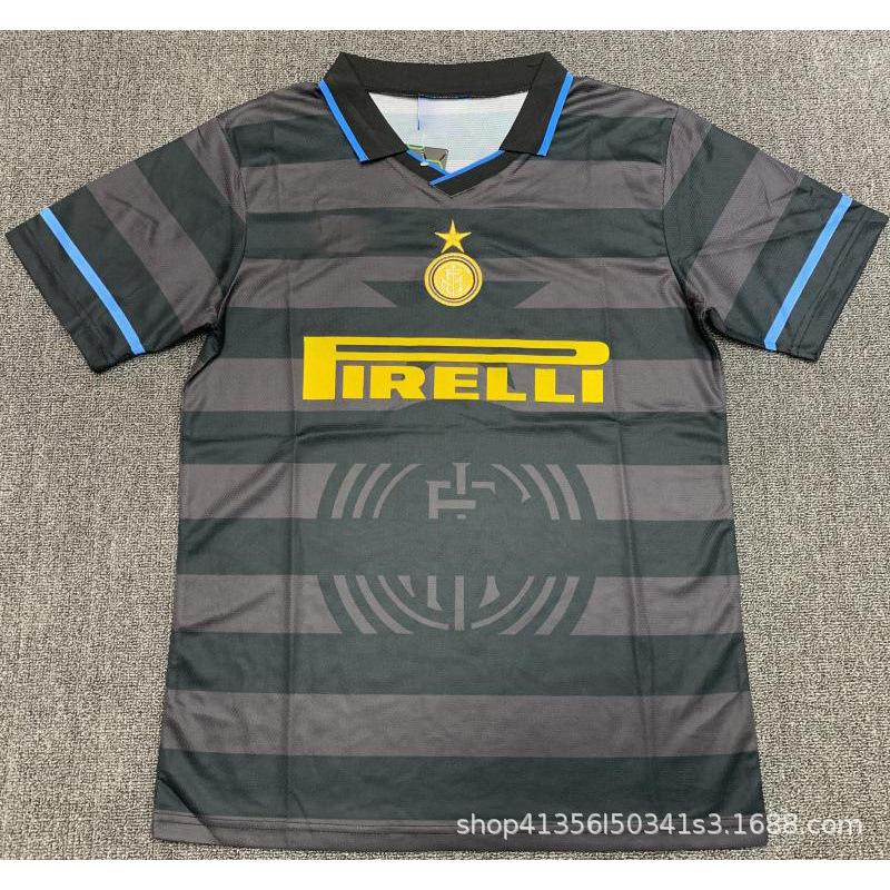 0809 Classic Retro Inter Jersey Home and Away Short-sleeved No. 22 Milito Champions League Serie A Club Football Jersey
